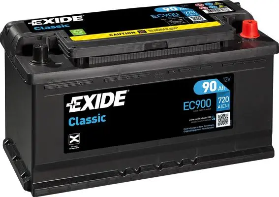 Аккумулятор 12V EXIDE 6CT-90.0 Classic EC900