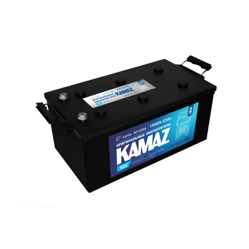 Аккумулятор 12V KAMAZ 6СТ-225.3 Ca/Ca - 2
