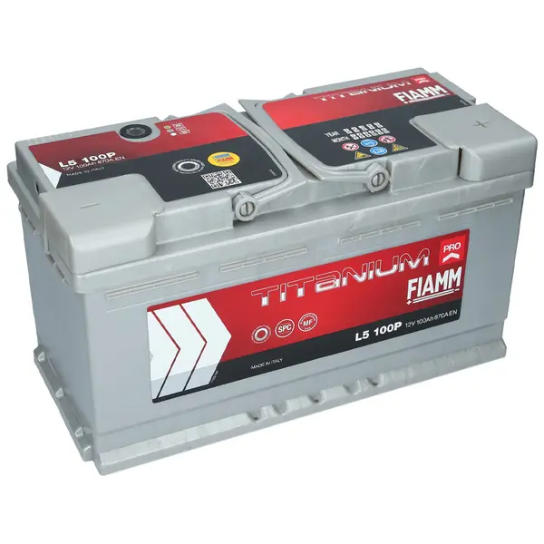 Аккумулятор 12V FIAMM 6CT-100.0 Titanium PRO L5 100P