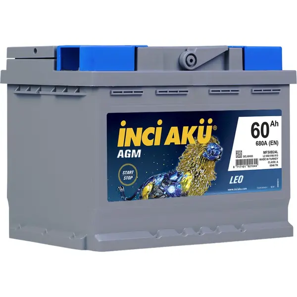 Аккумулятор 12V Inci Aku 6CT-60.0 Start-Stop AGM
