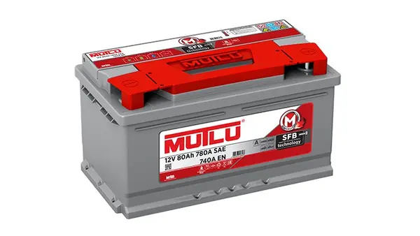 Аккумулятор 12V MUTLU 6CT-80.0 SMF 58014 Series 2 низкий