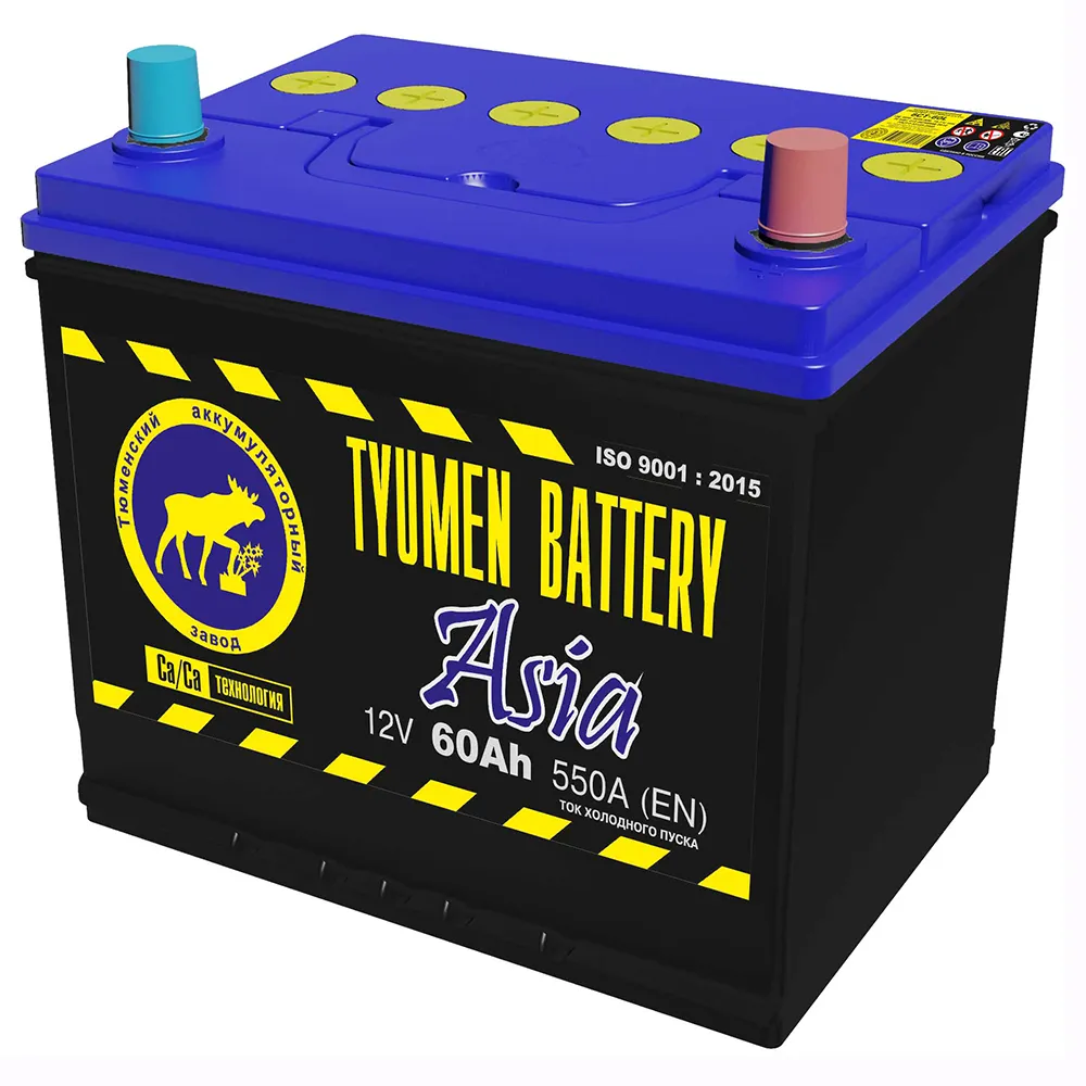 Аккумулятор 12V Tyumen Battery 6СТ-60.0L ASIA Ca/Ca - 2