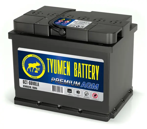 Аккумулятор 12V Tyumen Battery 6СТ-60.0VRLA-R PREMIUM AGM