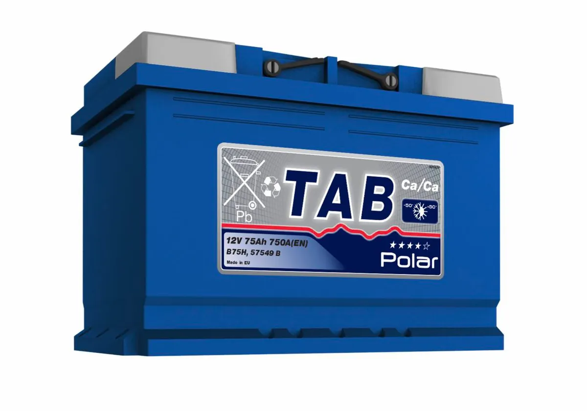 Аккумулятор 12V TAB 6CT-75.0 Polar Blue 57549 MF B75H - 2