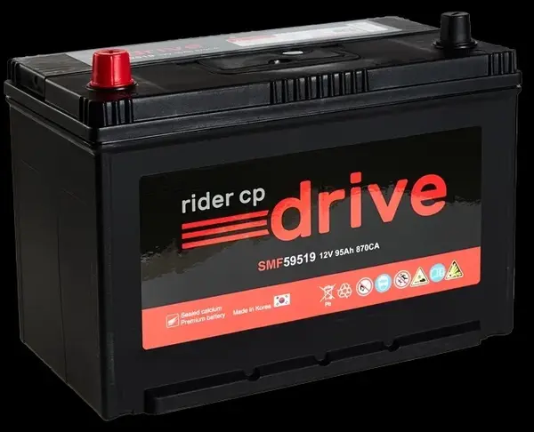 Аккумулятор 12V Rider Drive 6CT-95.1 ASIA SMF 59519