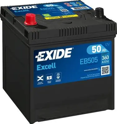 Аккумулятор 12V EXIDE 6CT-50.1 Asia Excell EB505
