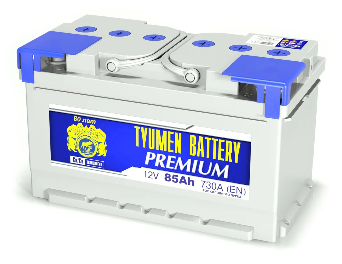Аккумулятор 12V Tyumen Battery 6СТ-85.0L PREMIUM Ca/Ca 2023 - 2