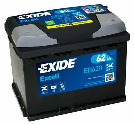Аккумулятор 12V EXIDE 6CT-62.0 Excell EB620