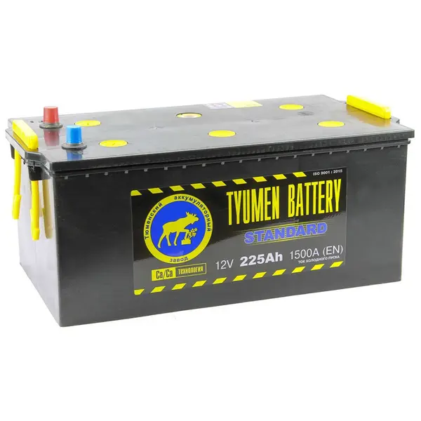 Аккумулятор 12V Tyumen Battery 6СТ-225.3L STANDARD Ca/Ca (евро)