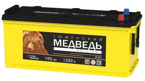Аккумулятор 12V Тюменский Медведь 6СТ-190.3LA D5 Ca/Ca