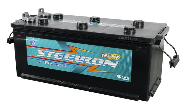 Аккумулятор 12V 6СТ-190.4 N3L Steelron NEW (Zubr) 1205A (болт)
