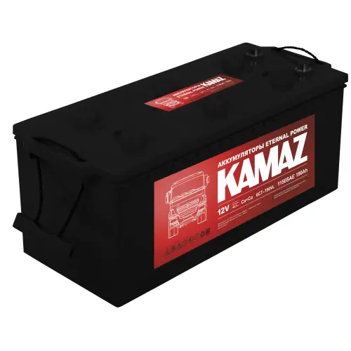 Аккумулятор 12V KAMAZ 6СТ-190.3 Eternal Power Ca/Ca
