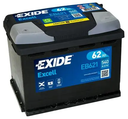 Аккумулятор 12V EXIDE 6CT-62.1 Excell EB621