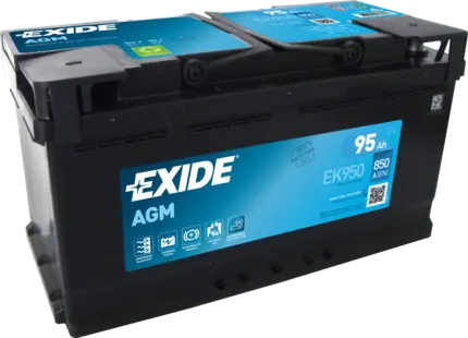 Аккумулятор 12V EXIDE 6CT-95.0 Start-Stop AGM
