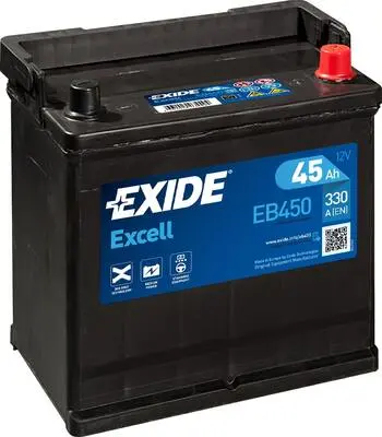 Аккумулятор 12V EXIDE 6CT-45.0 Asia Excell EB450