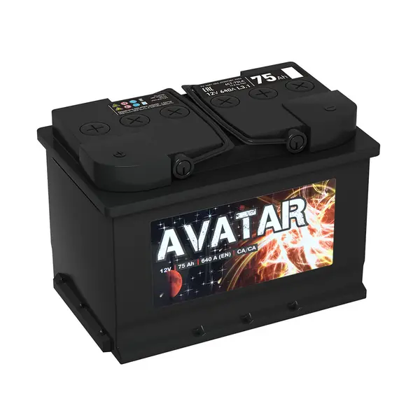 Аккумулятор 12V AVATAR 6СТ-75.1L Ca/Ca