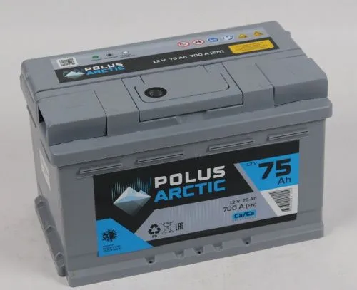 Аккумулятор 12V Polus Arctic 6CT-75.0LB - 2