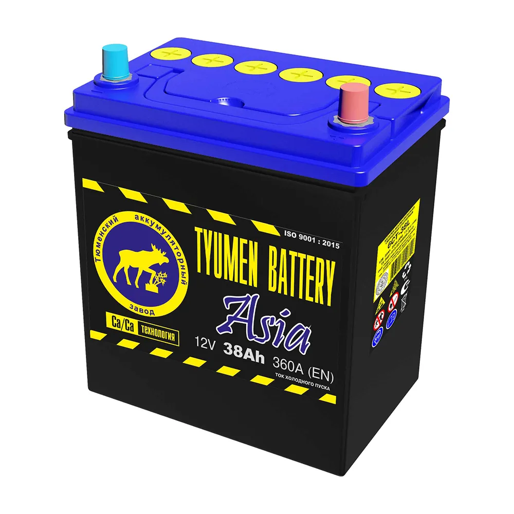 Аккумулятор 12V Tyumen Battery 6СТ-38.0L ASIA Ca/Ca - 2