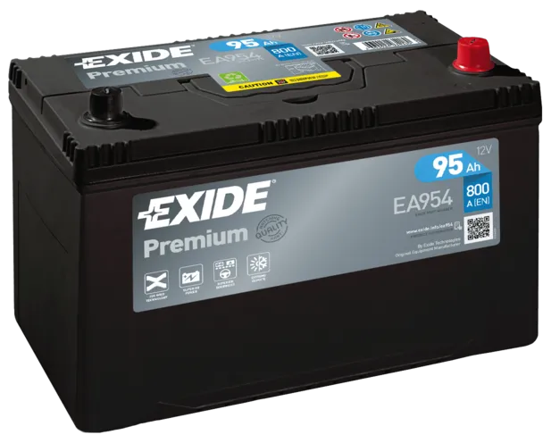 Аккумулятор 12V EXIDE 6CT-95.0 Asia Premium EA954 - 2
