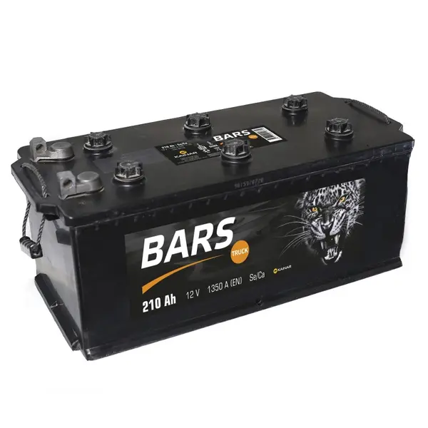Аккумулятор 12V Bars Truck 6СТ-210.4L Se/Ca (болт)
