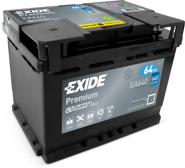 Аккумулятор 12V EXIDE 6CT-64.0 Premium EA640
