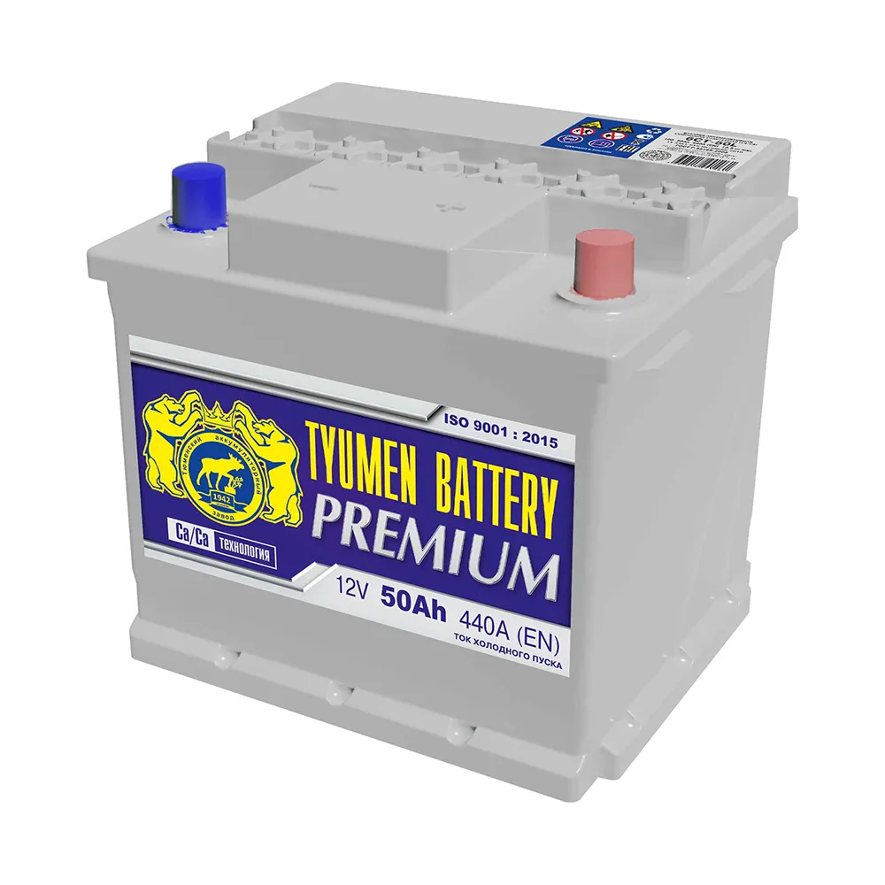 Аккумулятор 12V Tyumen Battery 6СТ-50.0L PREMIUM Ca/Ca - 2