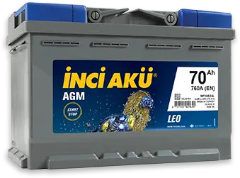 Аккумулятор 12V Inci Aku 6CT-70.0 Start-Stop AGM