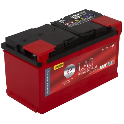 Аккумулятор 12V E-LAB 6СТ-90.0 Ca/Ca