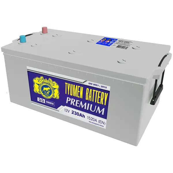 Аккумулятор 12V Tyumen Battery 6СТ-230.3L PREMIUM Ca/Ca (евро)