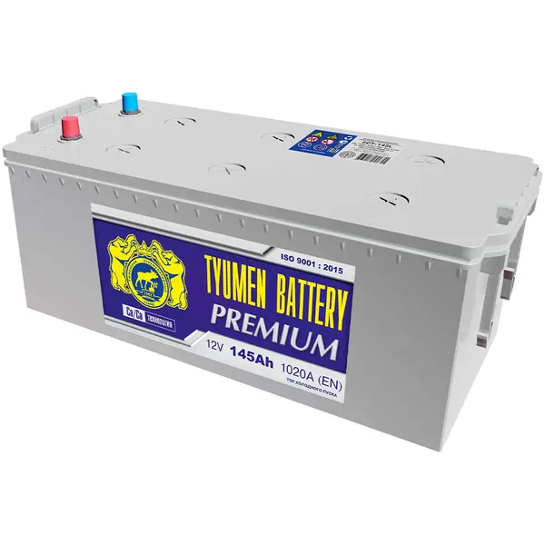 Аккумулятор 12V Tyumen Battery 6СТ-145.4L PREMIUM Ca/Ca
