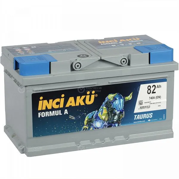 Аккумулятор 12V Inci Aku 6CT-82.0RS Formul A низкий - 2