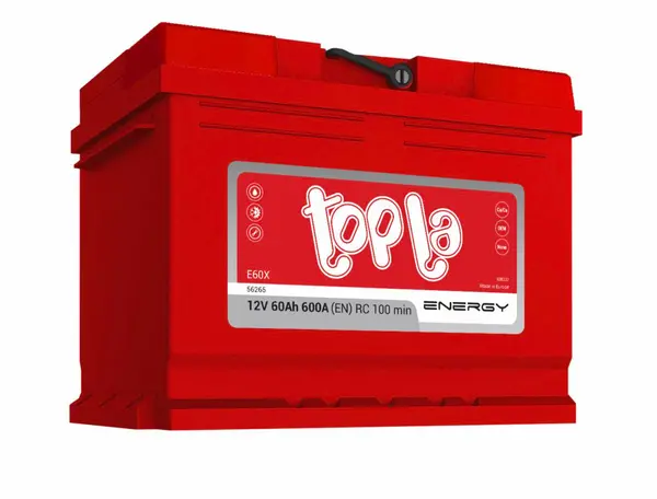 Аккумулятор 12V Topla 6CT-60.1 Energy 56265 SMF E60X