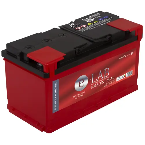 Аккумулятор 12V E-LAB 6СТ-90.1 Ca/Ca