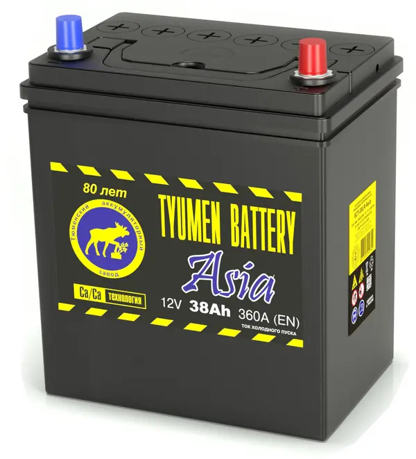 Аккумулятор 12V Tyumen Battery 6СТ-38.0L ASIA Ca/Ca 2023