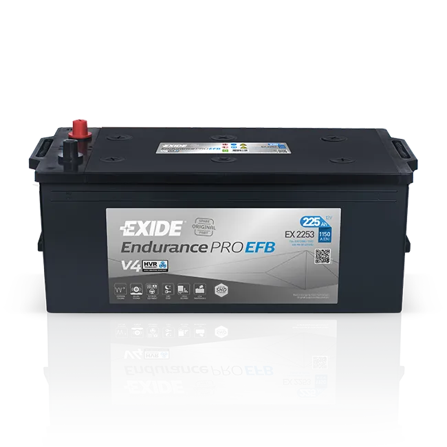 Аккумулятор 12V EXIDE 6CT-225.3 EndurancePro EFB EX2253 - 2