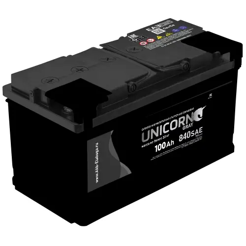 Аккумулятор 12V Unicorn 6СТ-100.1 Grey Ca/Ca