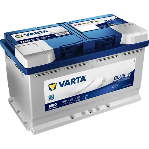 Аккумулятор 12V VARTA 6CT-80.0 Blue Dynamic EFB