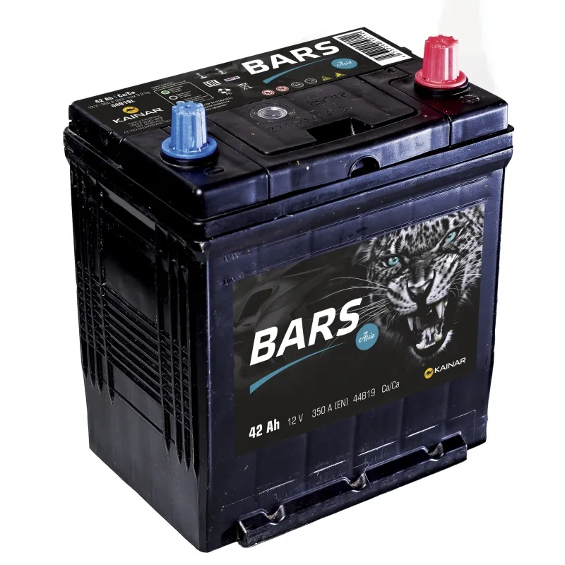 Аккумулятор 12V Bars 6СТ-42.0 Asia 44B19L Ca/Ca - 2