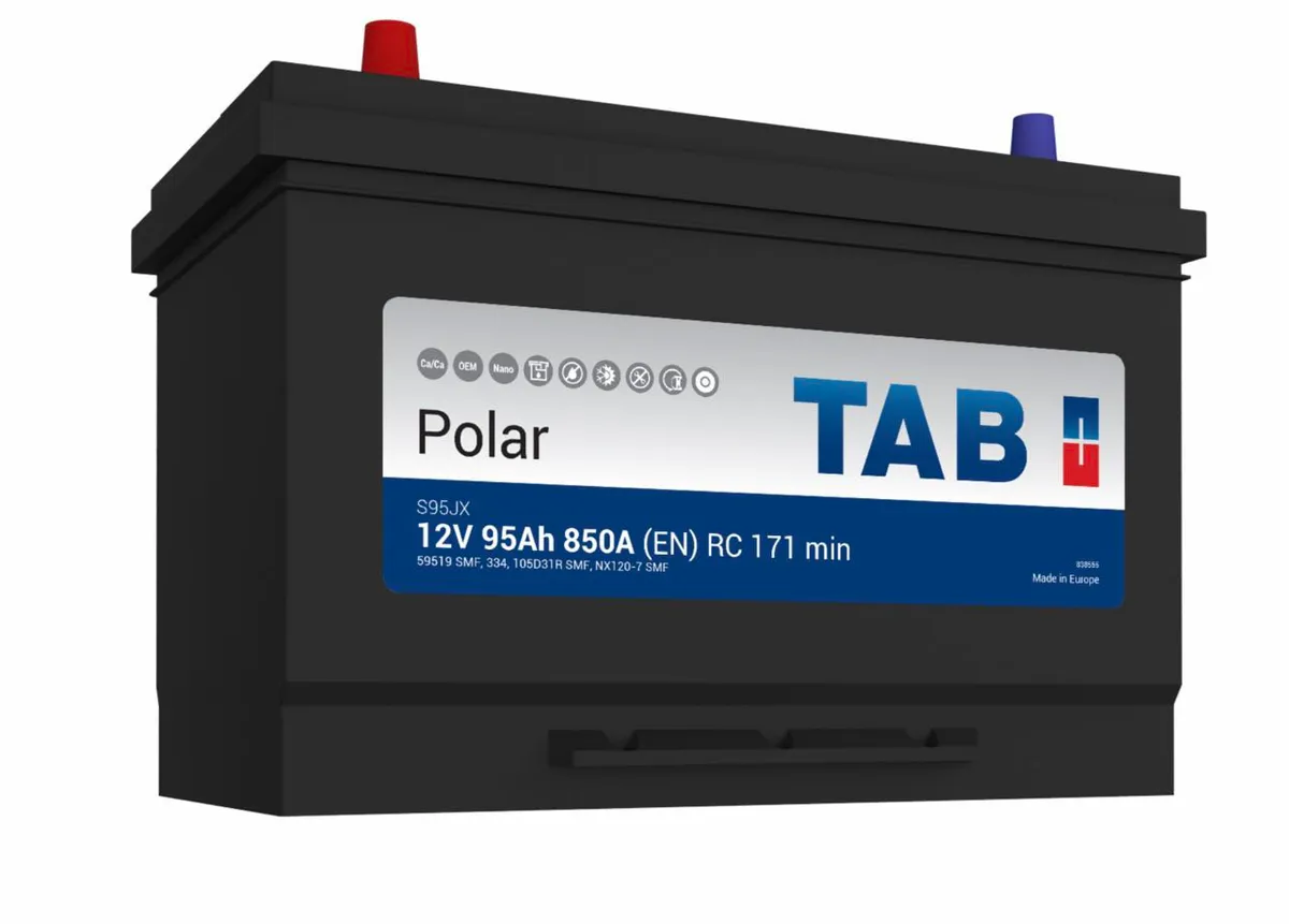 Аккумулятор 12V TAB 6CT-95.1 Polar Asia 59519 SMF S95JX - 2