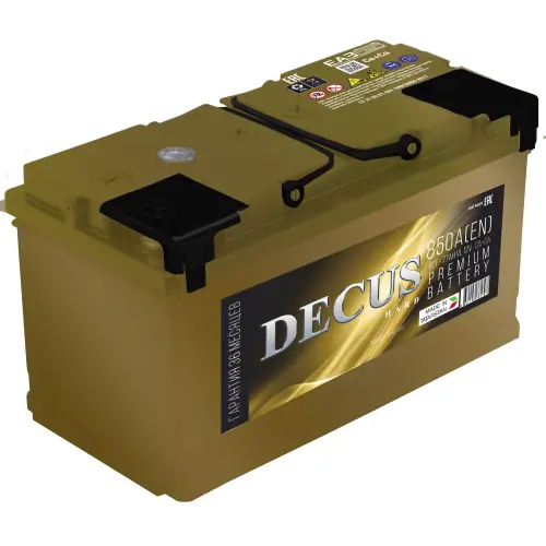Аккумулятор 12V Decus 6СТ-77.1 Gold Ca/Ca