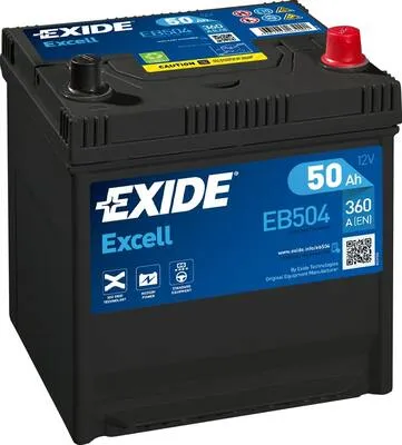 Аккумулятор 12V EXIDE 6CT-50.0 Asia Excell EB504 - 2