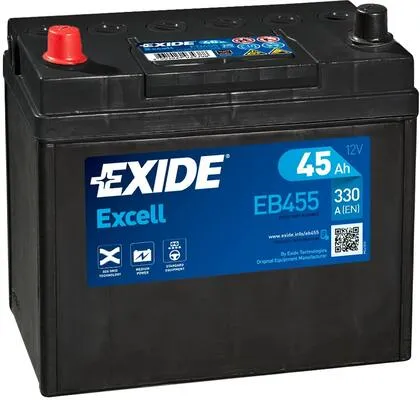 Аккумулятор 12V EXIDE 6CT-45.1 Asia Excell EB455 - 2