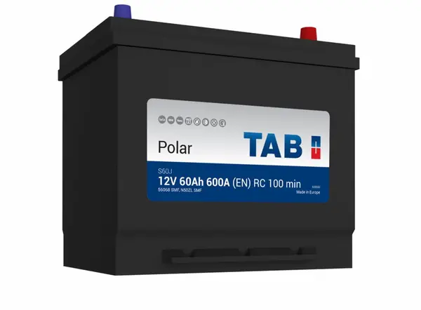 Аккумулятор 12V TAB 6CT-60.0 Polar Asia 56068 SMF S60J
