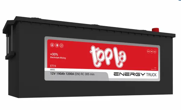 Аккумулятор 12V Topla 6CT-190.3 Energy Truck 69032 MF ET19