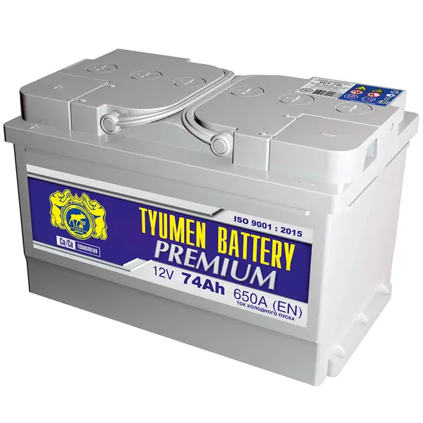 Аккумулятор 12V Tyumen Battery 6СТ-74.1L PREMIUM Ca/Ca (низкий)