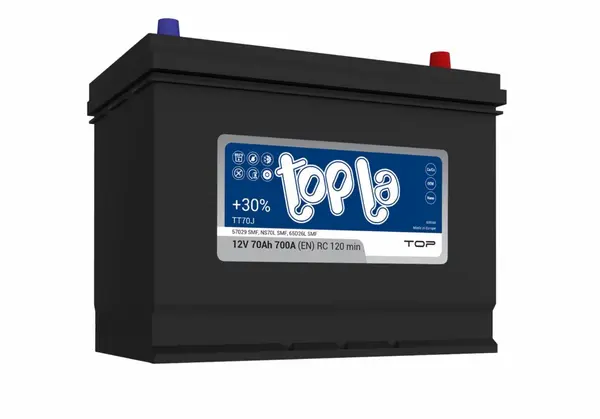 Аккумулятор 12V Topla 6CT-70.0 TOP JIS 57029 SMF TT70J