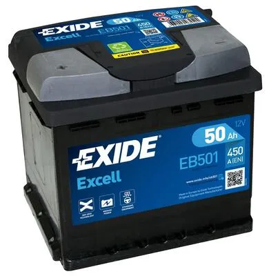 Аккумулятор 12V EXIDE 6CT-50.1 Excell EB501 - 2