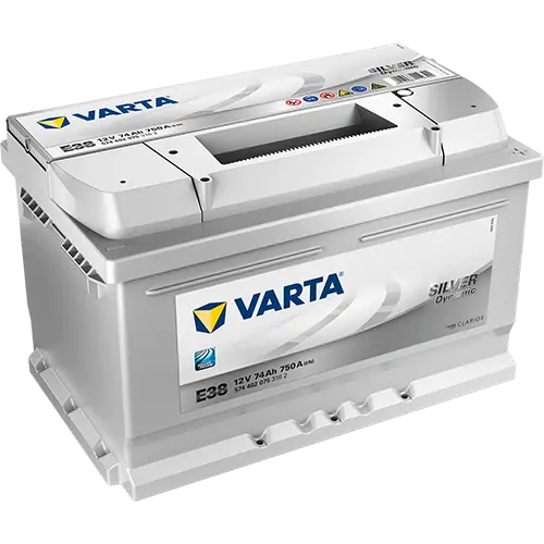 Аккумулятор 12V VARTA 6CT-74.0 Silver Dynamic низкий