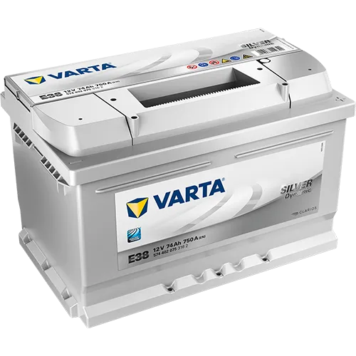 Аккумулятор 12V VARTA 6CT-74.0 Silver Dynamic низкий - 2