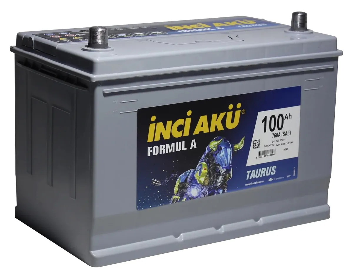Аккумулятор 12V Inci Aku 6CT-100.1 Asia Formul A - 2